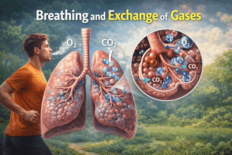 Breathing and Exchange of Gases | Board Level Question and Answer-NCERT