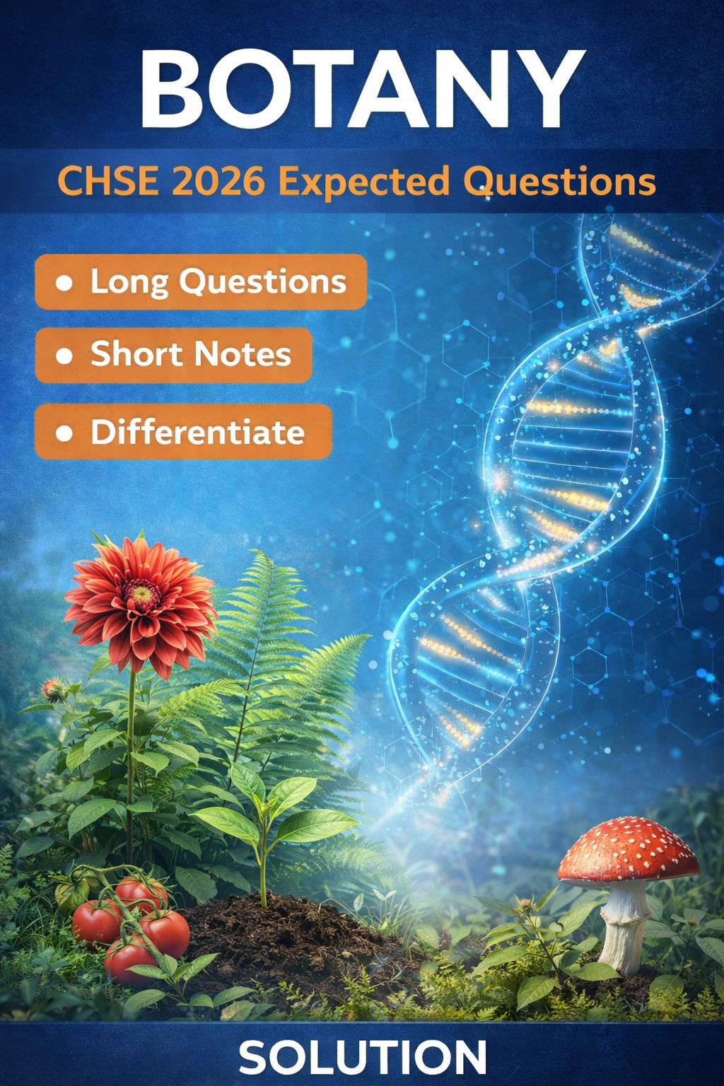 CHSE 2026 Botany Expected Questions – Complete Solution PDF | (Board 2026)